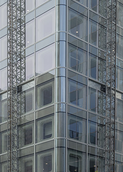 Zoom sur les travaux de façade de la Tour Ariane