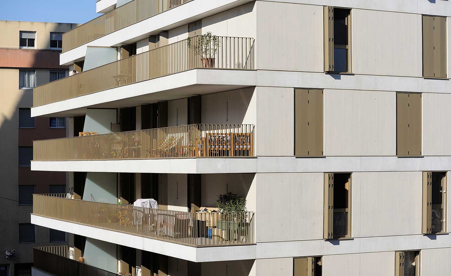 Epure photo de l'immeuble de logements